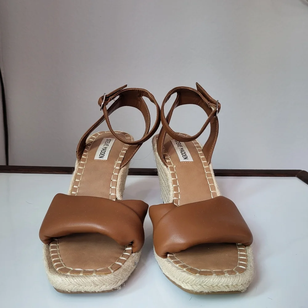 Steve Madden Gavin Espadrille Wedge Sandals.